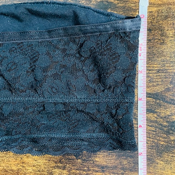 Aerie Bandeau Black Lace Strapless Bra Medium - Picture 4 of 7